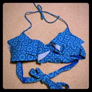 Aerie ruffle wrap top